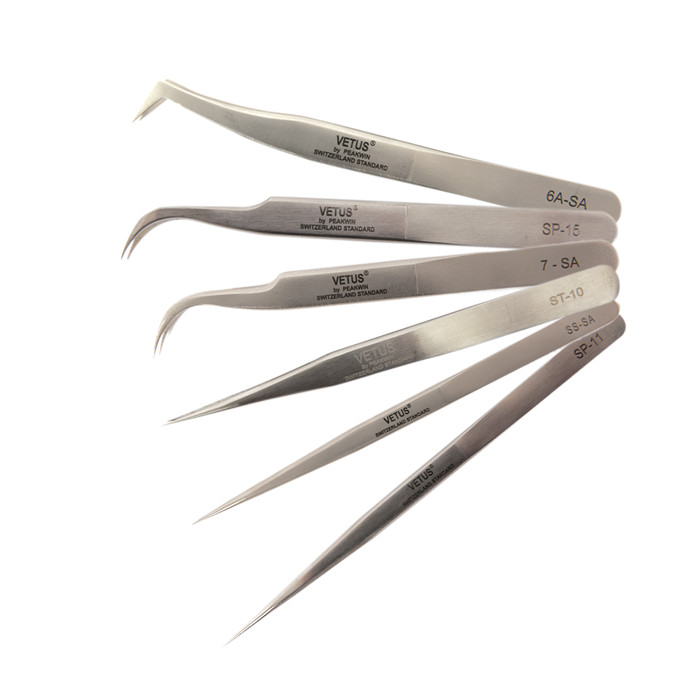 Premium Stainless steel eyelash tweezer JH102